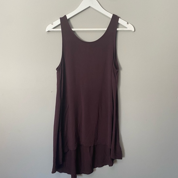 Harlow Purple High Low Tank Top - Picture 3 of 6